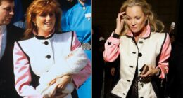 Kate Moss makes striking show of support for close friends Fergie and Eugenie at Paris Fashion Week