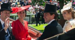 Kate and Beatrice's 'awkward' day at Royal Ascot: Palace ban on York sisters follows 'tense moment' between the two Princesses during carriage ride