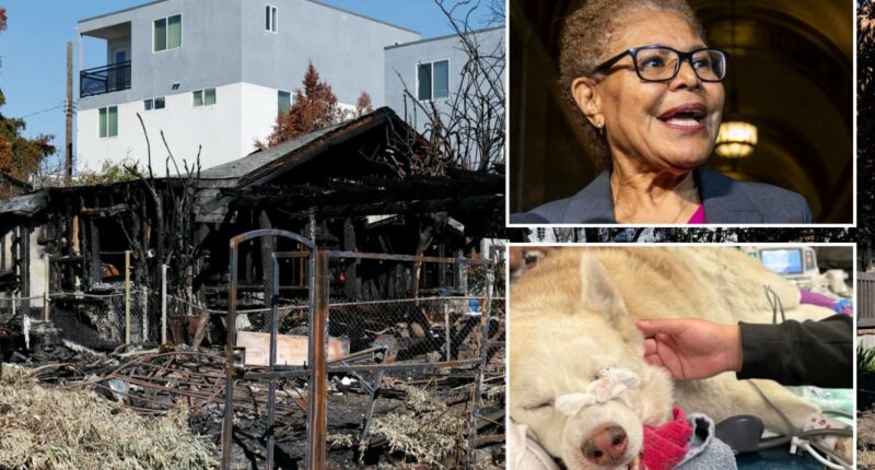 LA family who lost everything to homeless fire slam Karen Bass