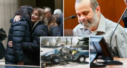 LI fugitive who fled after deadly 2005 crash smiles as he’s confronted by victimâs tearful family and given up to 10 years