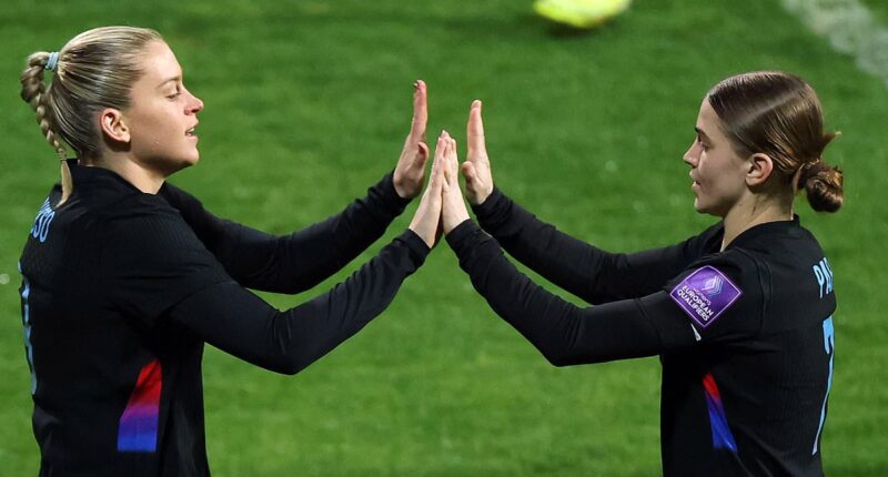 Lionesses hit six in surreal clash in Turkey - as football offers much-needed unity in the face of global conflict, writes TARA ANSON-WALSH