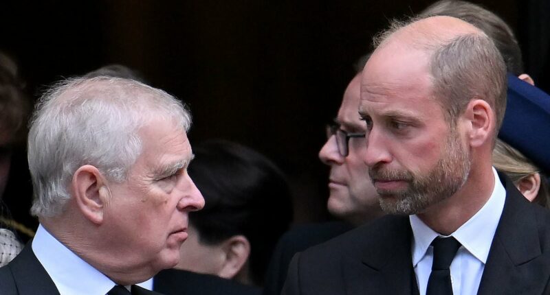 Lip reader reveals Andrew's plea at Duchess of Kent's funeral