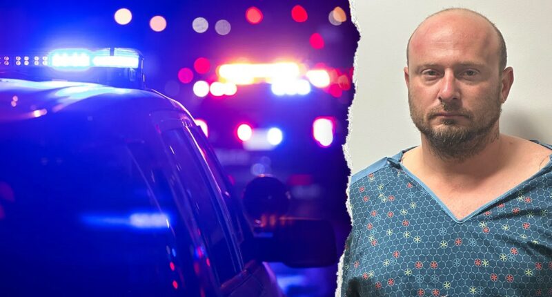 Man accused of shooting father in face with crossbow captured after snowy manhunt