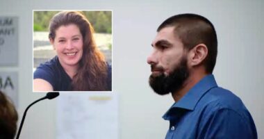 Man who broke girlfriend's neck and dumped her in river had previously 'set a timer' to hit her every 15 minutes: Police