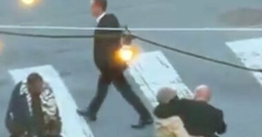 Mayor's BODYGUARD allegedly attacked man after video goes viral