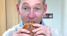 McDonald's CEO struggles to eat new Big Arch burger in viral video