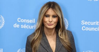 Melania Trump opts for business chic in muted skirt-suit at UN meeting