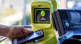 Declan Leask during the trial of the new myki system on Wangaratta's bus network on December 12, 2024. Photo: Jason Robins