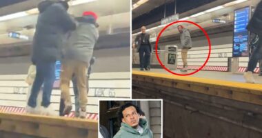 Migrant accused of shoving 83-year-old, another man onto subway tracks calmly walked away after crime: video