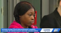 Mom poured scalding hot water on son and tried to hide 2nd-degree burns with socks and diapers: Police