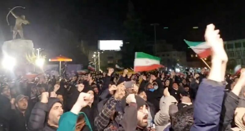 Moment defiant Iran hardliners rejoice as Khamenei's son is named new Supreme Leader - and vow to INCREASE missile attacks on 'infrastructure'