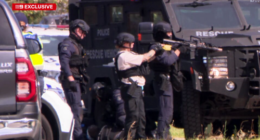 Pï»¿olice arrested more than a dozen people in Melbourne's west this morning following reports of an alleged assault.