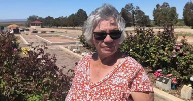 Mourners horrified to find dozens of graves desecrated