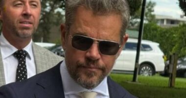 Movie star Matt Damon brings Hollywood sizzle to Rosehill Gardens for TAB Golden Slipper Day