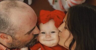 Mum and baby found dead after dad seen running into traffic