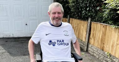 My husband thought his stiff leg was just a trapped nerve... our world fell apart when he was diagnosed with deadly motor neurone disease