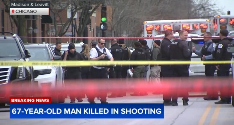 Near United Center, Chicago shooting today kills 67-year-old man by West Madison and South Leavitt streets; CPD questioning 2