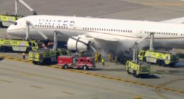 New Jersey-bound United flight makes emergency landing at LAX after engine fire