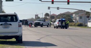 New Smyrna Beach public works vehicle strikes 2 pedestrians, officials say