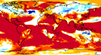 The European Centre for Medium-Range Weather Forecasts' seasonal forecast map for El NiÃ±o.