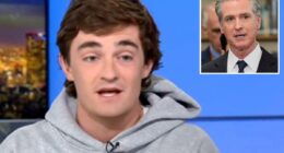 Nick Shirley's cutting remark to Gavin Newsom