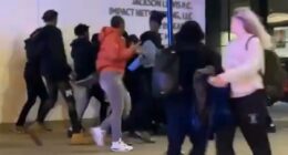 Nightmarish moment HUNDREDS of lawless teens overrun downtown Chicago