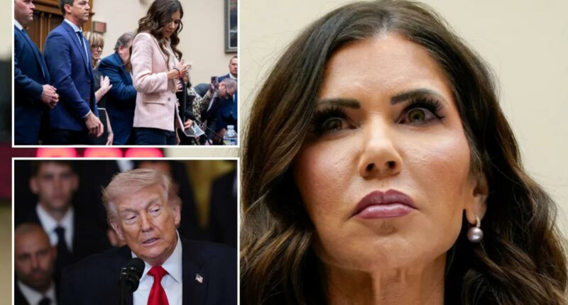 Noem's answer on 'sexual relations' with Lewandowski was 'final straw' for Trump, sources say