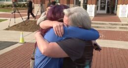 North Carolina woman who vanished 24 years ago tearfully reunites with daughter outside court