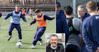 ON THE ROAD salutes the US navy cadets who are taking a crash course in the thrills and spills of Scottish football