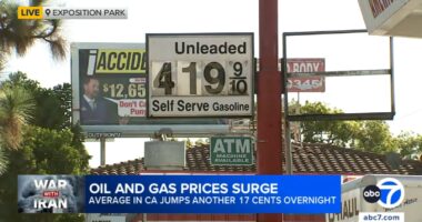 Oil and gas prices rapidly rise as Iran war shows no signs of letting up