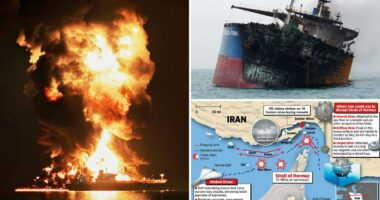 Oil prices surge above $100 per barrel after six ships attacked in Persian Gulf, Strait of Hormuz