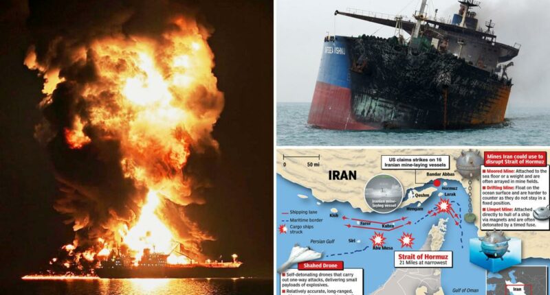 Oil prices surge above $100 per barrel after six ships attacked in Persian Gulf, Strait of Hormuz