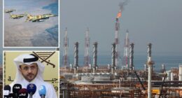 Oil spikes after Iran says world's largest gas fields hit in strikes, vows to attack Gulf oil production in retaliation
