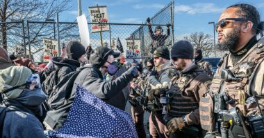 Over 50 arrested as anti-ICE protesters allegedly hurl rocks at Minneapolis officers during demonstration