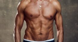 Paddy McGuinness, 52, shows off his  six-pack and bulging biceps