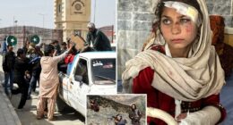 Pakistani, Afghan border forces exchange fire as UN says war displaces over 100,000