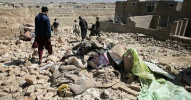 Pakistan’s president says Afghan Taliban forces crossed a ‘red line’ with drone attacks on civilians