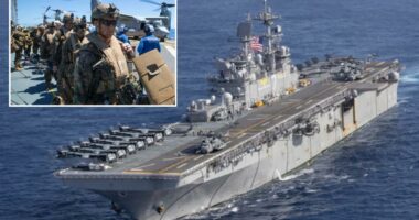 Pentagon sending assault ship, at least 2,500 Marines toward Iran