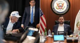Photos capture tense moments Trump, Vance orchestrate strikes on Iran