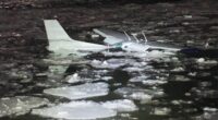 Pilot, passenger swim to safety after plane crashes into New York's Hudson River