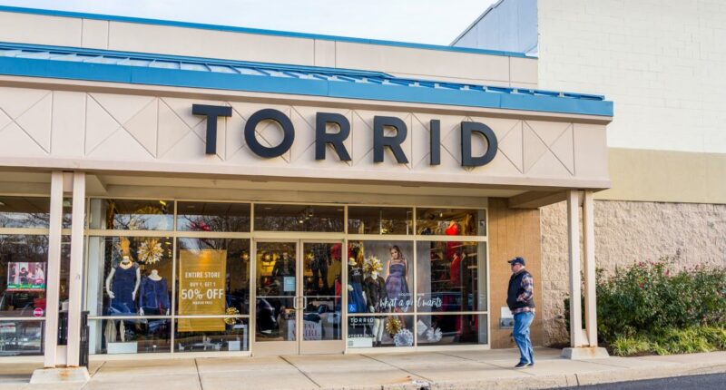 Plus-size retailer Torrid closing 151 locations across US