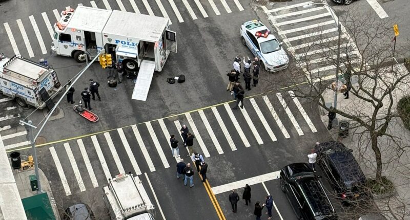 Police swarm NYC street Sunday amid IED probe near Gracie Mansion