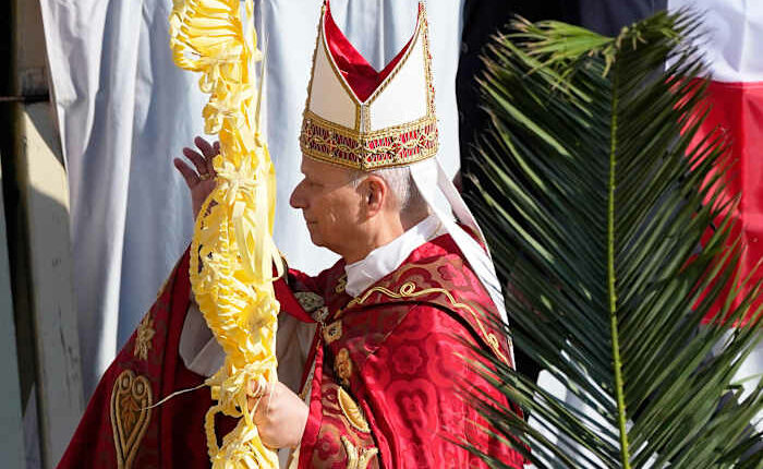 Pope Leo XIV opens Holy Week with Palm Sunday that recalls final days of Pope Francis' life