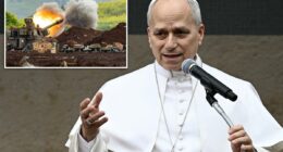 Pope Leo urges war leaders to halt fighting in Iran after deadly strike on school sparks outrage