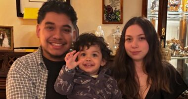 Pregnant wife left devastated as her husband is killed in fiery crash