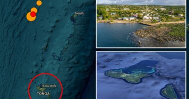 Preliminary magnitude 7.6 earthquake strikes near Tonga in the South Pacific Ocean, USGS says