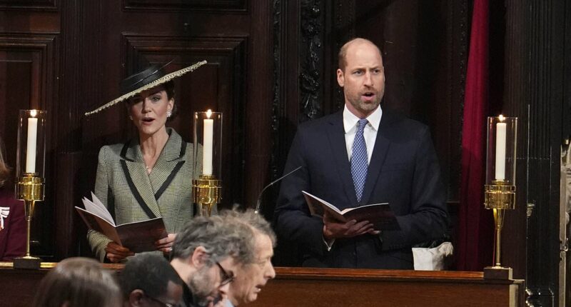 Prince and Princess of Wales attend historic ceremony