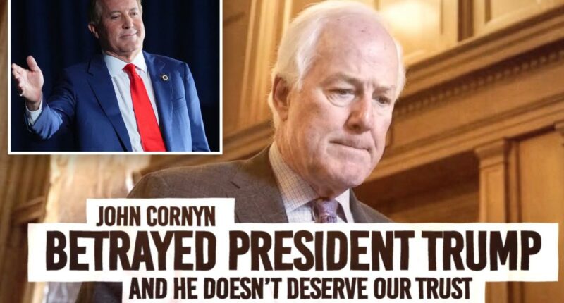 Pro-Ken Paxton PAC ad claims John Cornyn 'Betrayed President Trump' as rivals scramble for endorsement