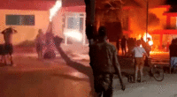 Protesters torch Communist Party HQ in Cuba as video appears to capture gunfire