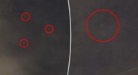 Queens man spots mystery orbs flying over NYC.